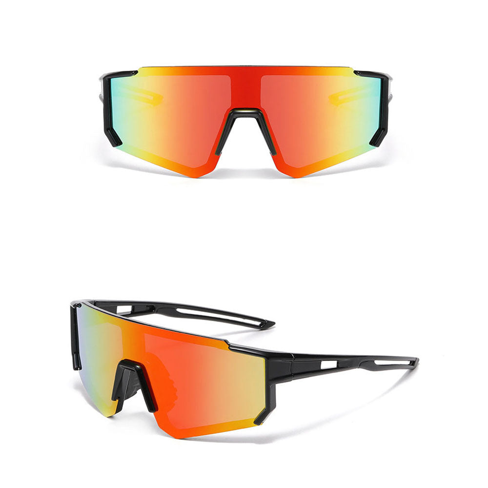 Gafas de Sol para Niños Techsuit R601, Polarizadas, Protección UV, Negras Naranja Amarillas