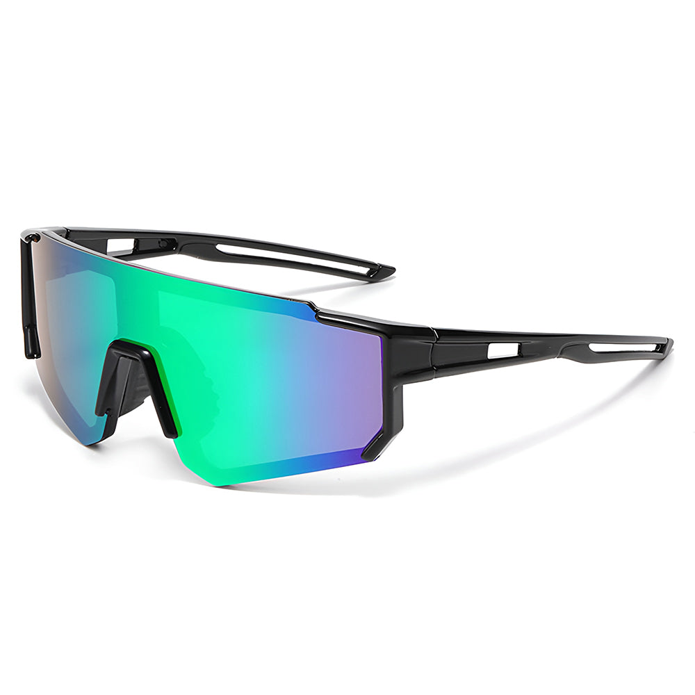 Gafas de Sol para Niños Techsuit R601, Polarizadas, Protección UV, Negras Verdes