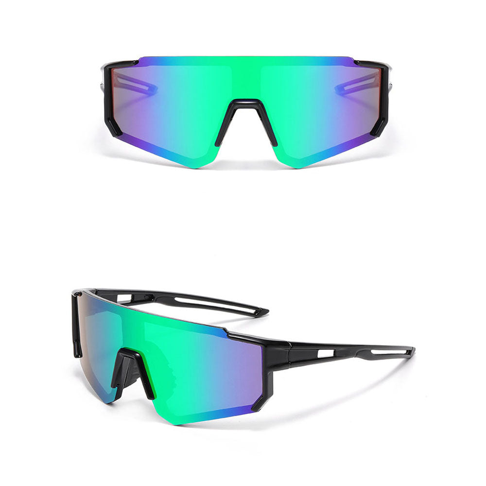 Gafas de Sol para Niños Techsuit R601, Polarizadas, Protección UV, Negras Verdes