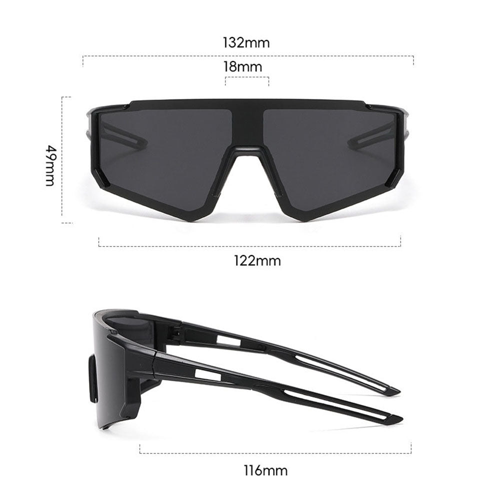 Gafas de Sol para Niños Techsuit R601, Polarizadas, Protección UV, Negras Verdes