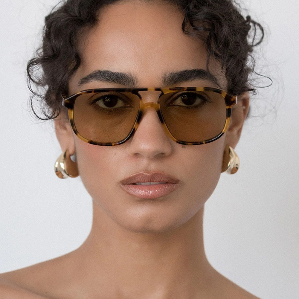 Gafas de Sol Mujer Techsuit 18266, Negras Naranjas