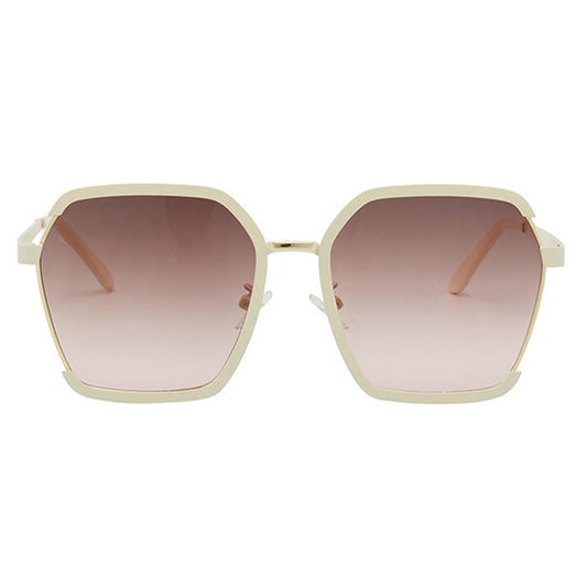 Gafas de Sol Mujer Techsuit 191, Polarizadas, Protección UV, Crema Marrón