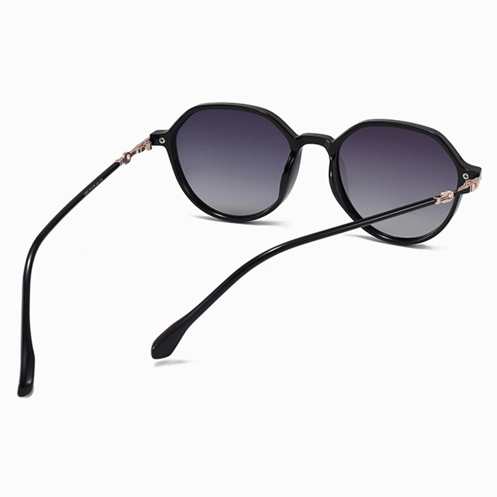 Gafas de Sol Mujer Techsuit 2203, Polarizadas, Protección UV, Negro Gris