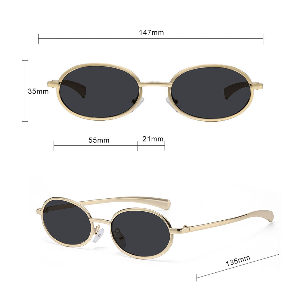 Gafas de Sol Mujer Techsuit 3220, Dorado Negro