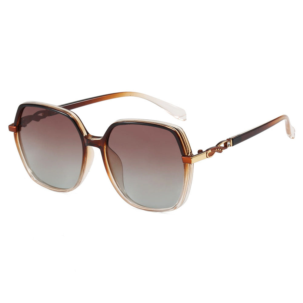 Gafas de Sol Mujer Techsuit 5223, Polarizadas, Protección UV, Marrón