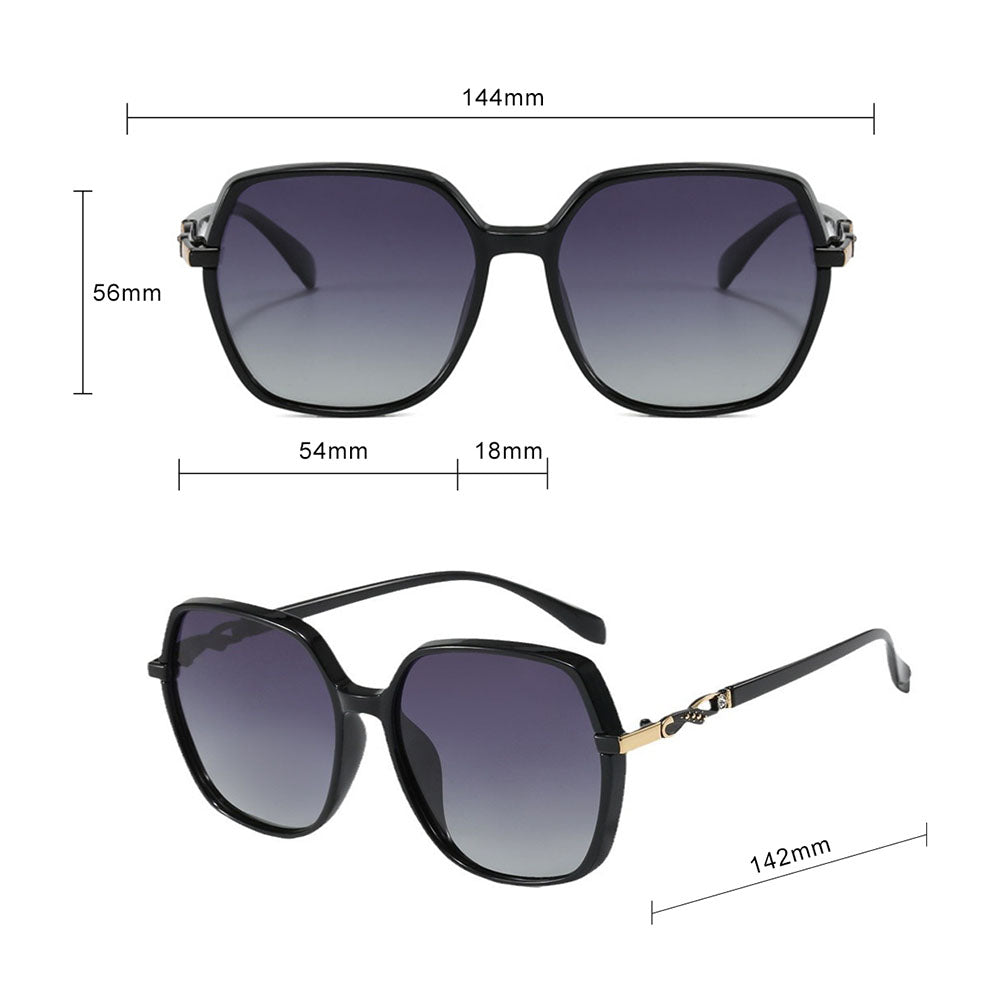 Gafas de Sol Mujer Techsuit 5223, Polarizadas, Protección UV, Marrón