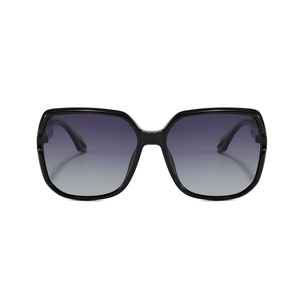Gafas de Sol Mujer Techsuit 5228, Polarizadas, Negro Dorado