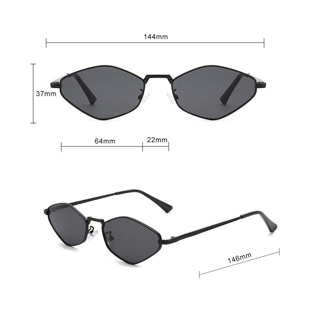 Gafas de Sol Mujer Techsuit 6206, Dorado Negro