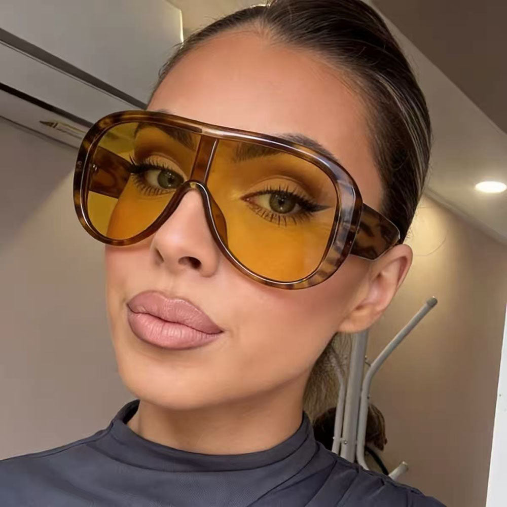 Gafas de Sol Mujer Techsuit 89337, Negro Amarillo