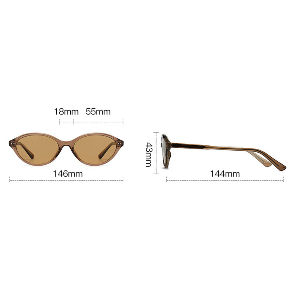 Gafas de Sol Mujer Techsuit 99034, Marrón