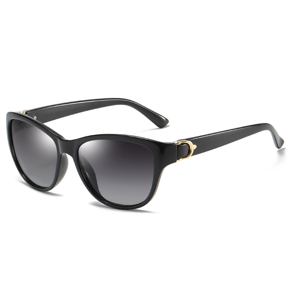 Gafas de Sol Mujer Techsuit A572, Polarizadas, Protección UV, Negro Gris Degradado