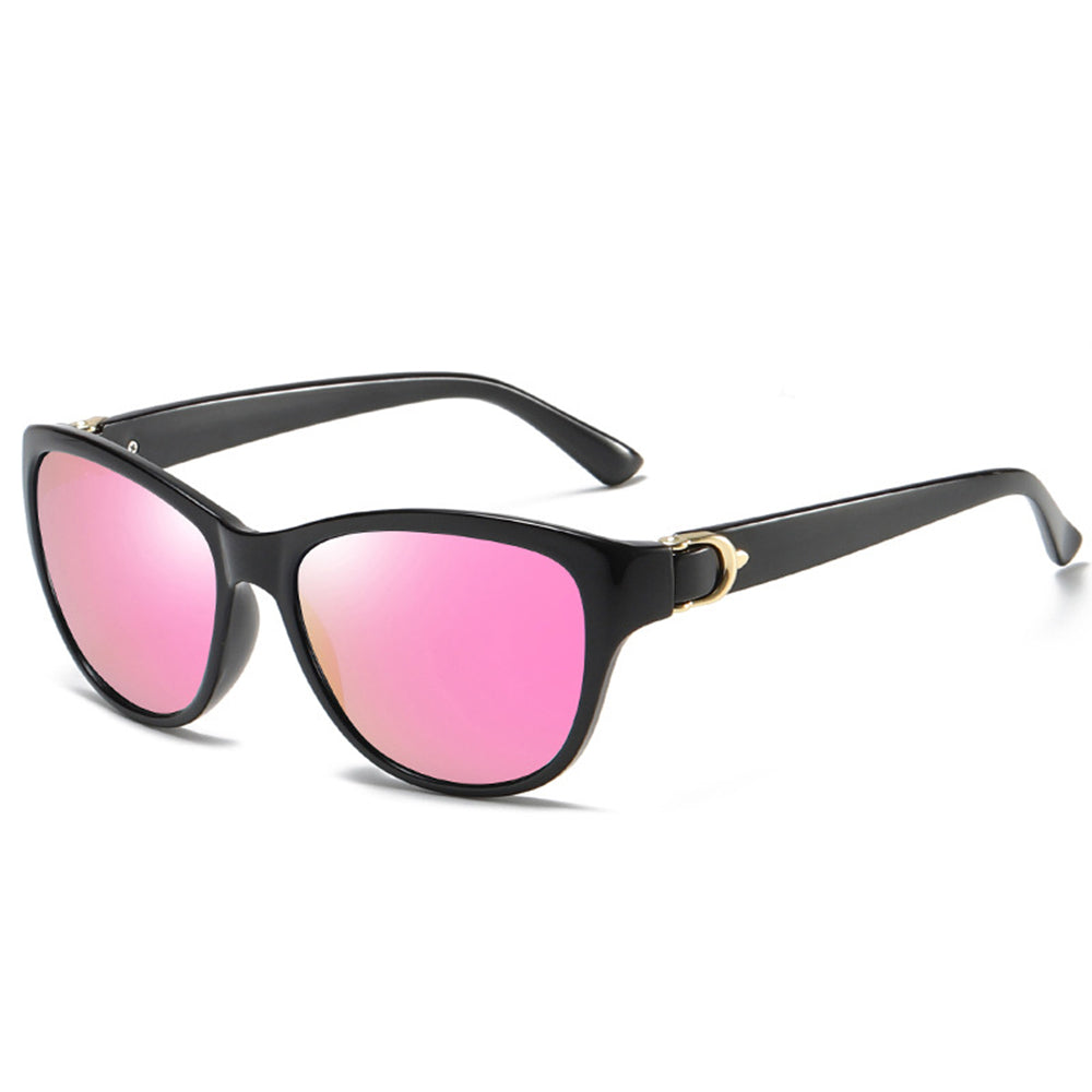 Gafas de Sol Mujer Techsuit A572, Polarizadas, Protección UV, Negras y Rosas