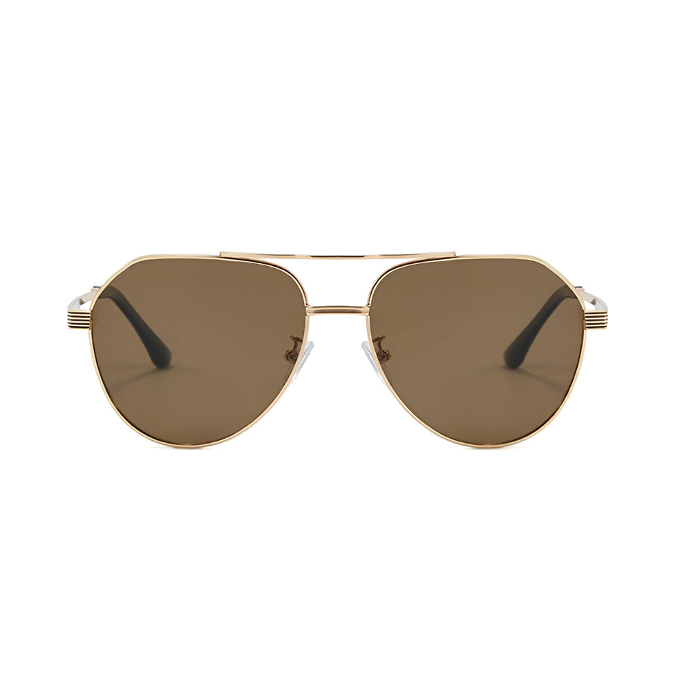 Gafas de Sol Unisex Techsuit 8622, Polarizadas, Protección UV, Doradas
