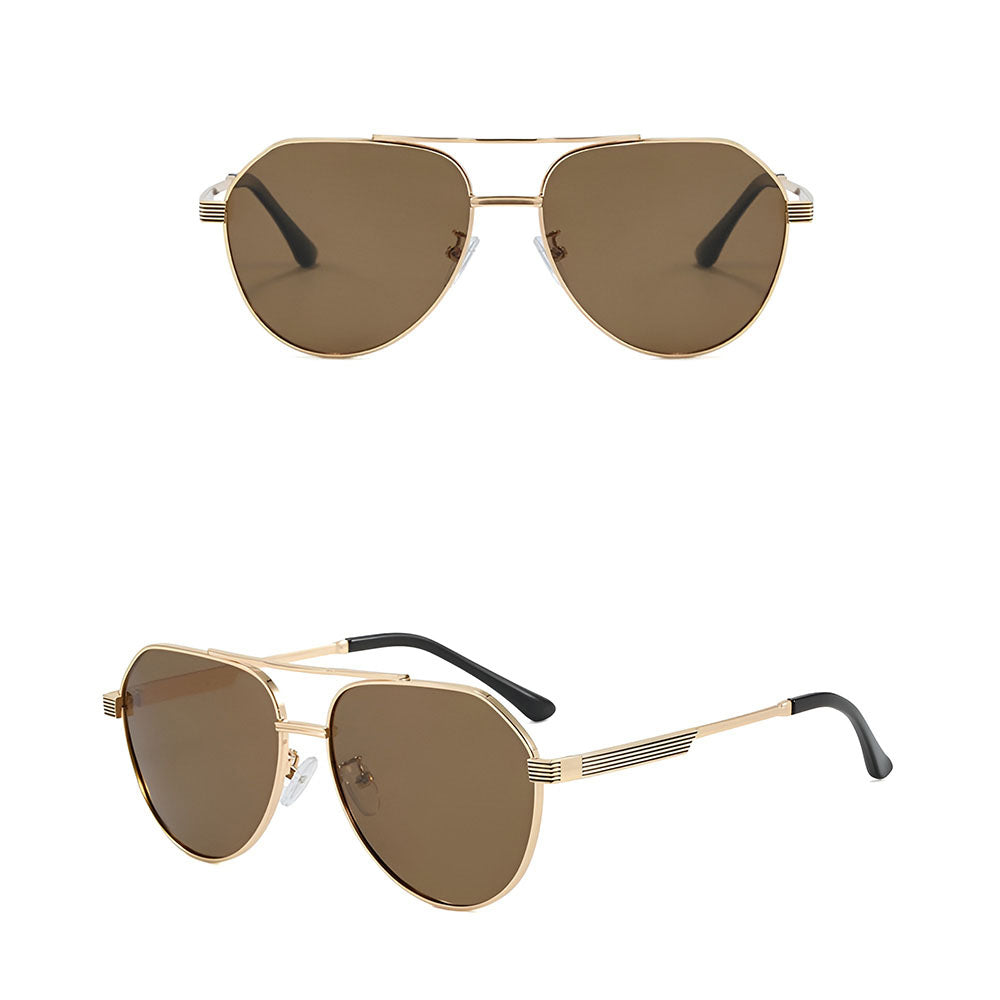 Gafas de Sol Unisex Techsuit 8622, Polarizadas, Protección UV, Doradas