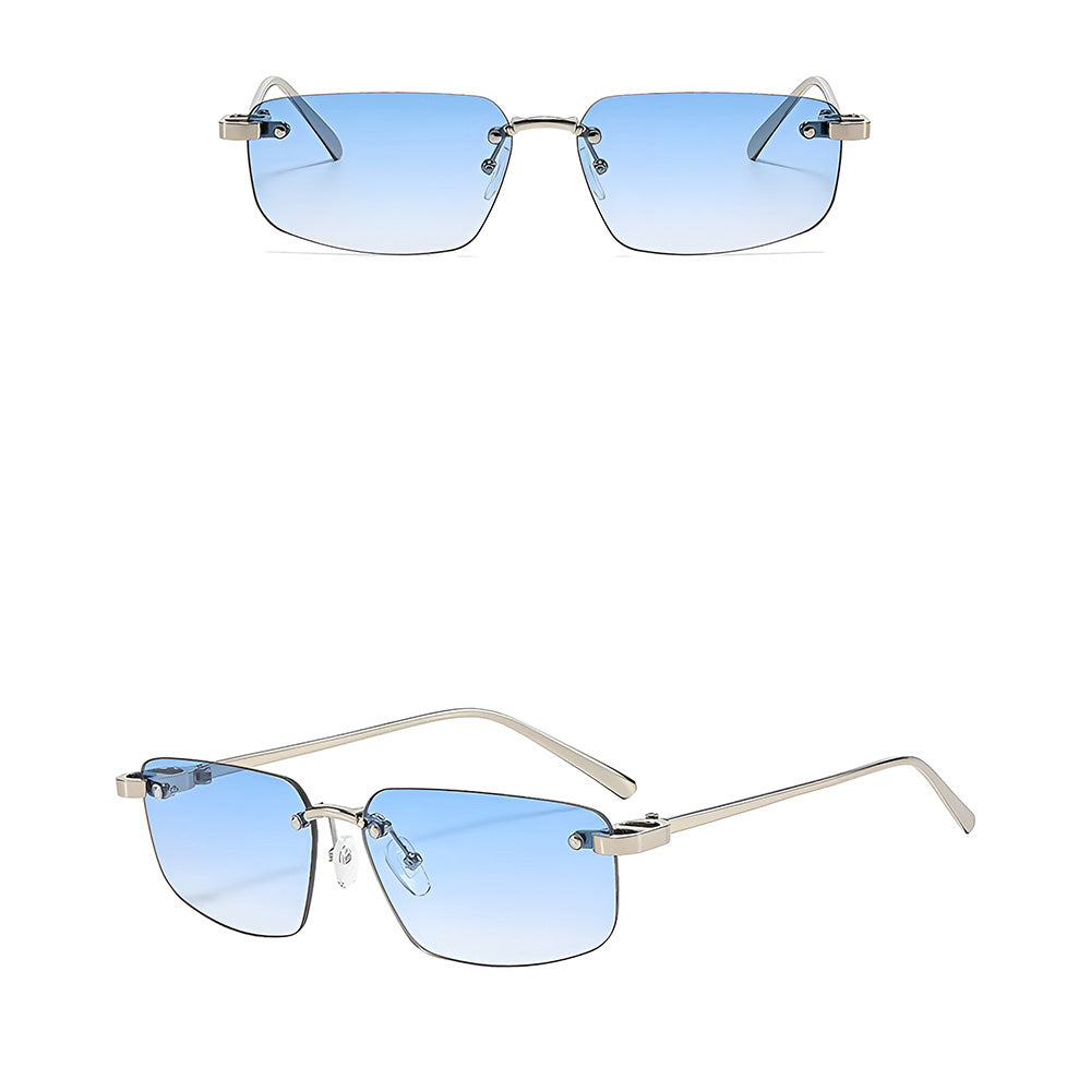 Gafas de Sol Unisex Techsuit S098, Plateadas Azul