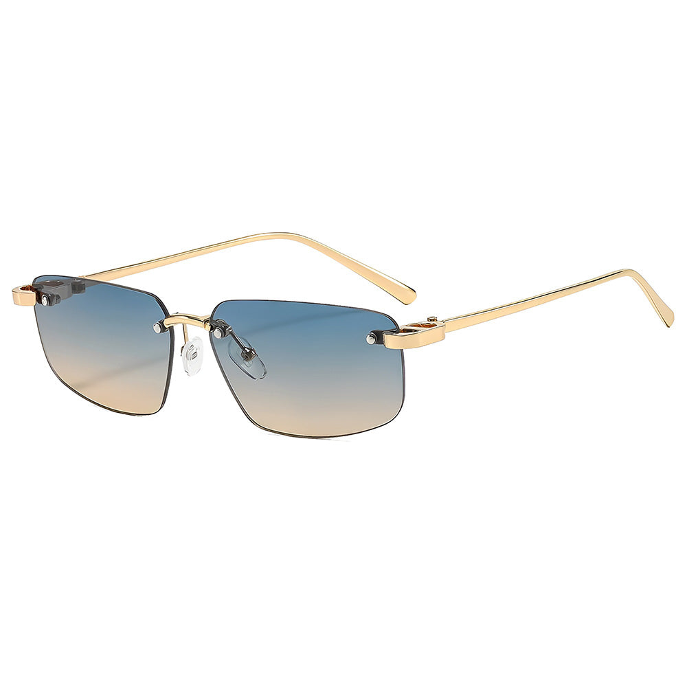 Gafas de Sol Unisex Techsuit S098, Doradas Azules Verdes
