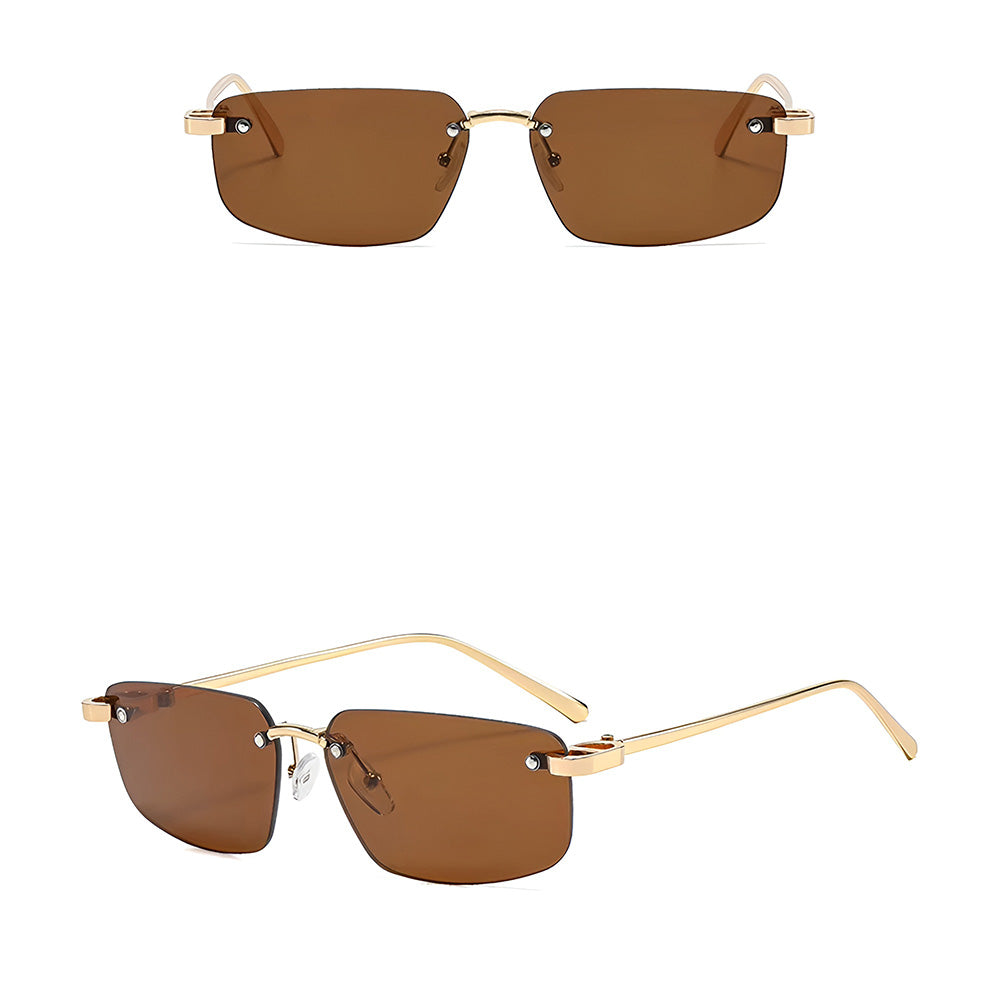 Gafas de Sol Unisex Techsuit S098, Dorado Marrón