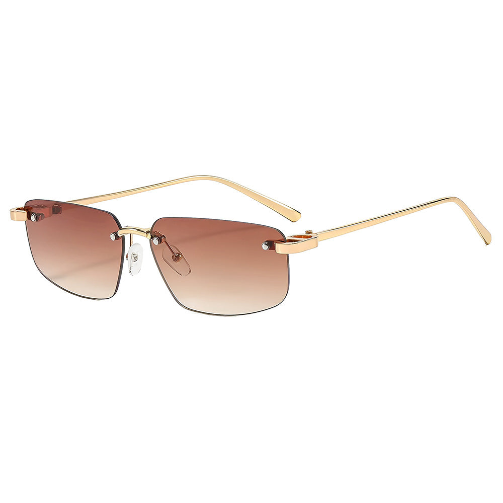Gafas de Sol Unisex Techsuit S098, Dorado Marrón Claro