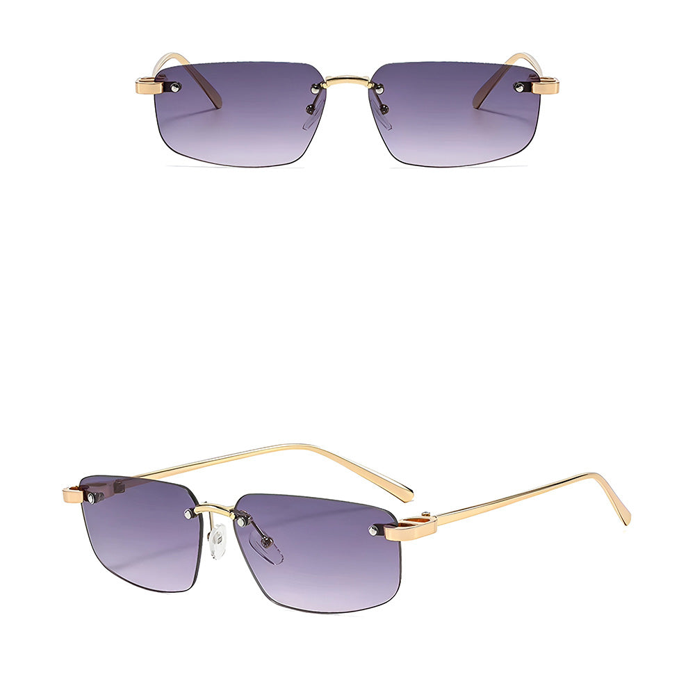 Gafas de Sol Unisex Techsuit S098, Dorado Morado