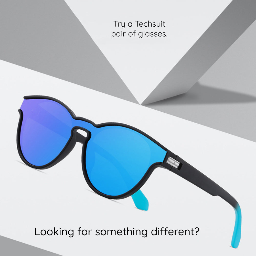 Gafas de Sol Unisex Techsuit TR7545, Polarizadas, Protección UV, Morado Amarillo Rosa