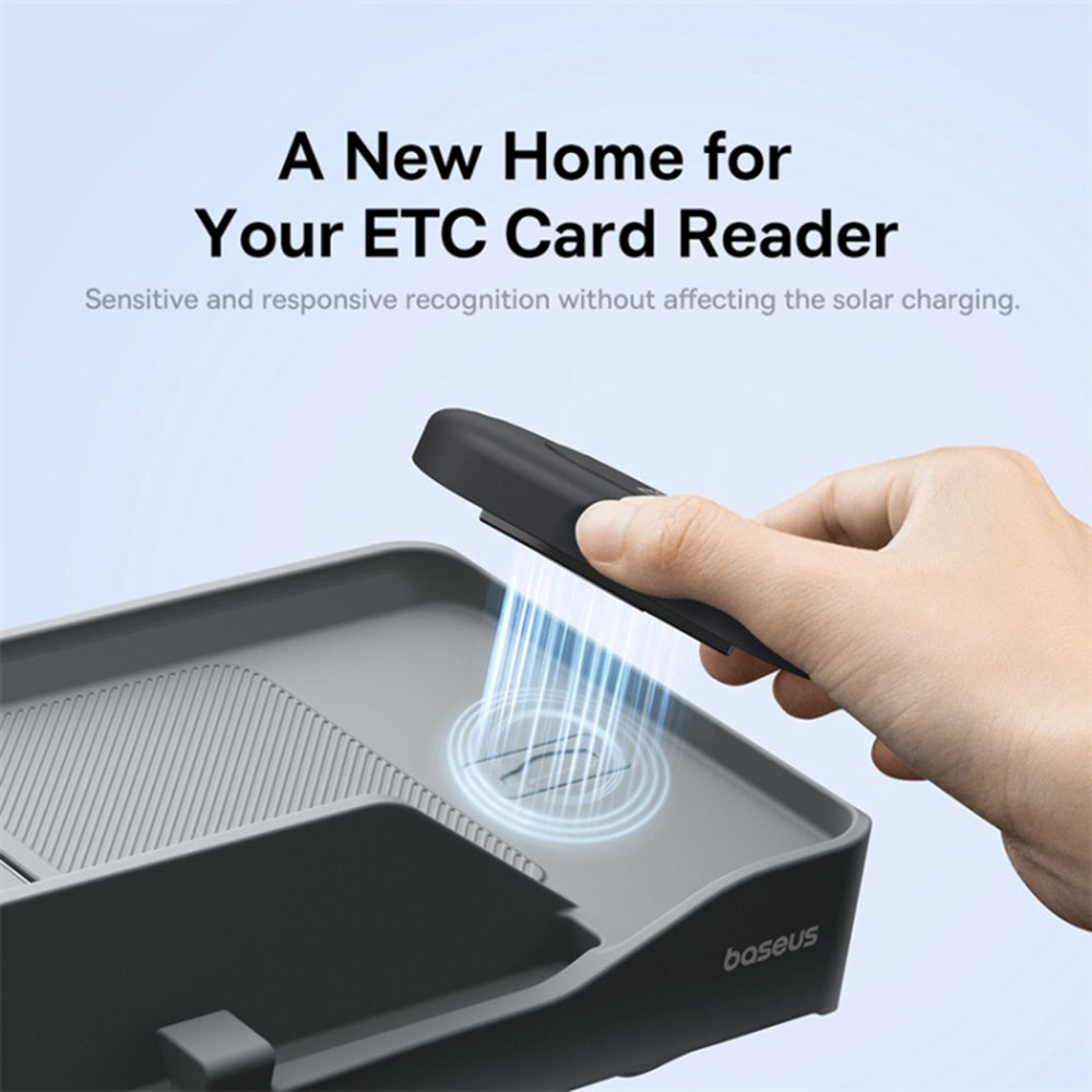 Organizador Auto con lector de tarjeta ETC Baseus T-Space para coche Tesla C20251301811-00