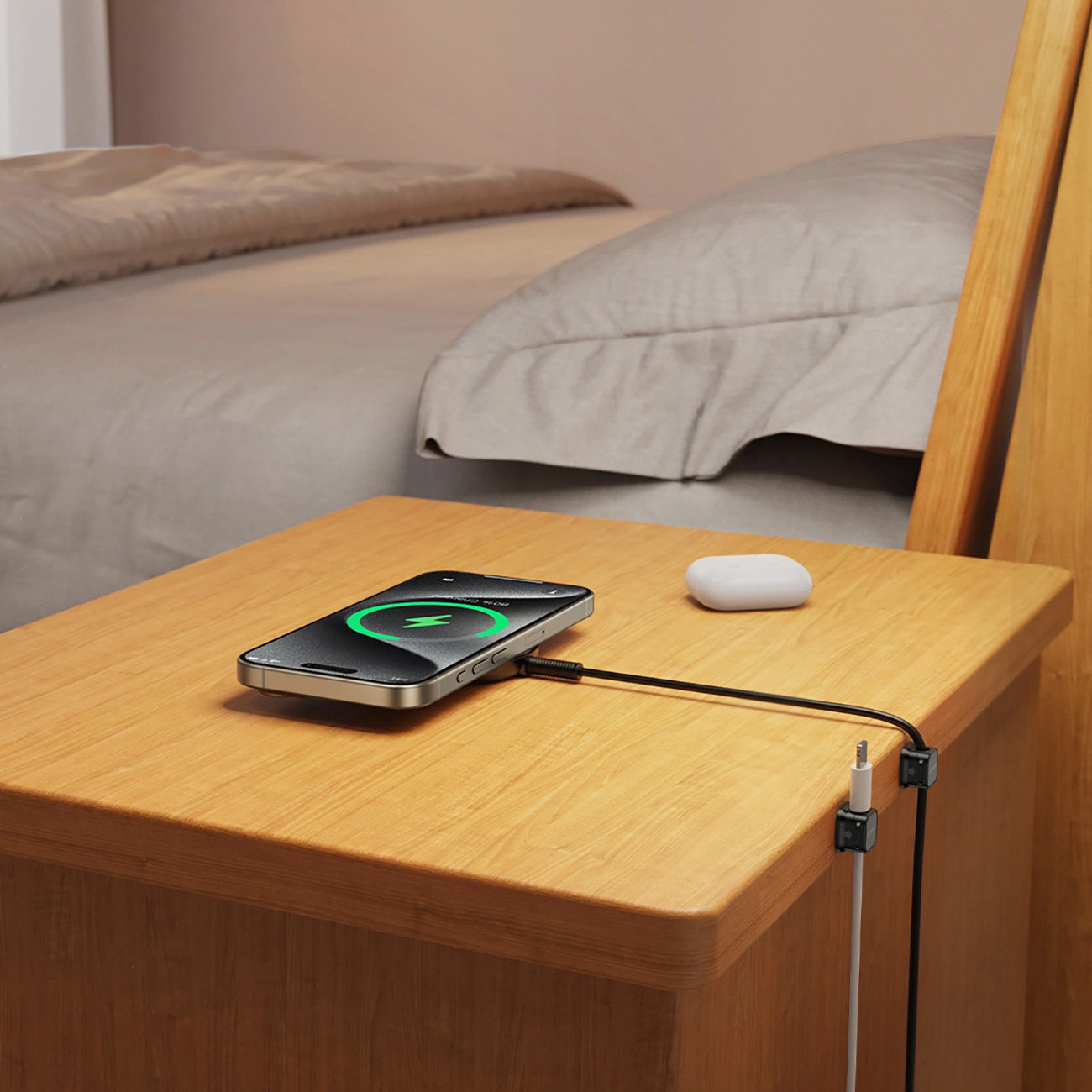 Organizador de Cables Joyroom JR-ZS368, Set de 6 Piezas, Negro