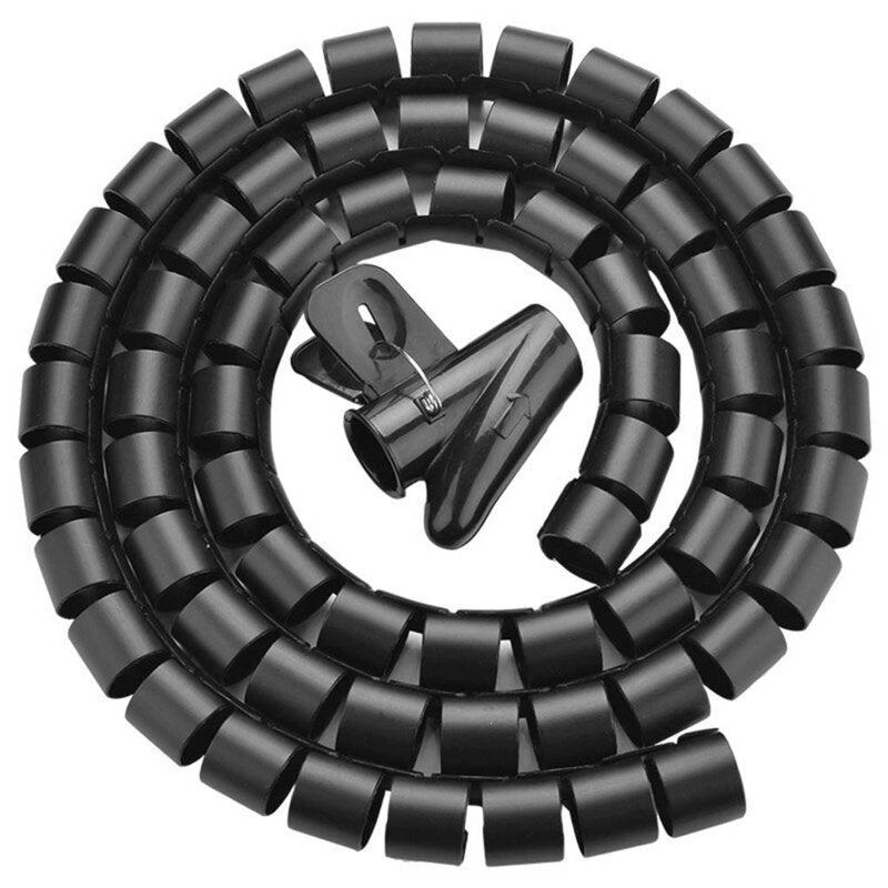 Organizador de Cables UGREEN LP121, 25mm, 3m, Negro