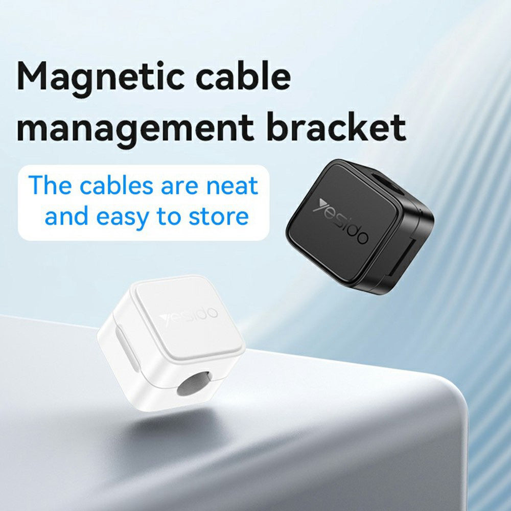 Organizador de Cables Yesido C216WH, Set de 4 piezas, Blanco