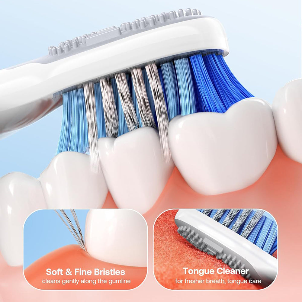Cepillo de Dientes Eléctrico Bitvae D2, Blanco
