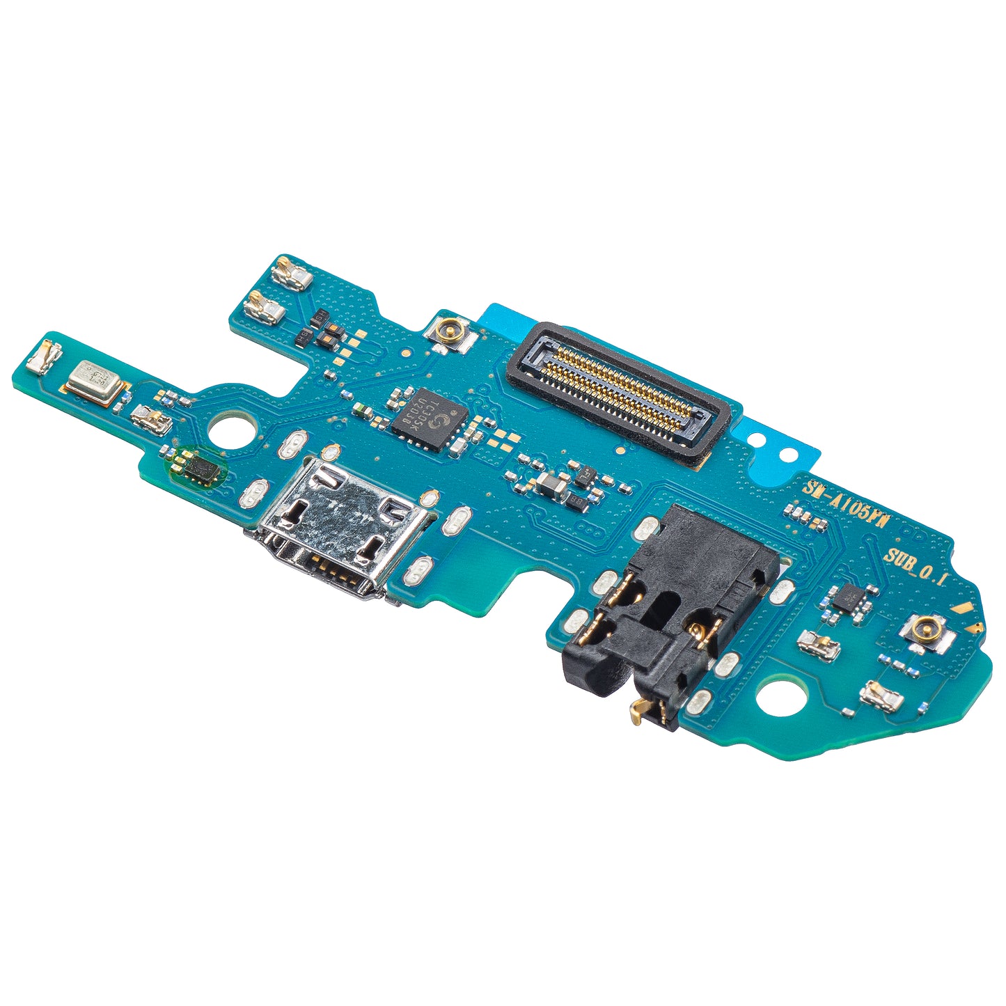 Placa con Conector de Carga - Audio - Micrófono Samsung Galaxy A10 A105, Sub 0.1, Service Pack GH96-12719A