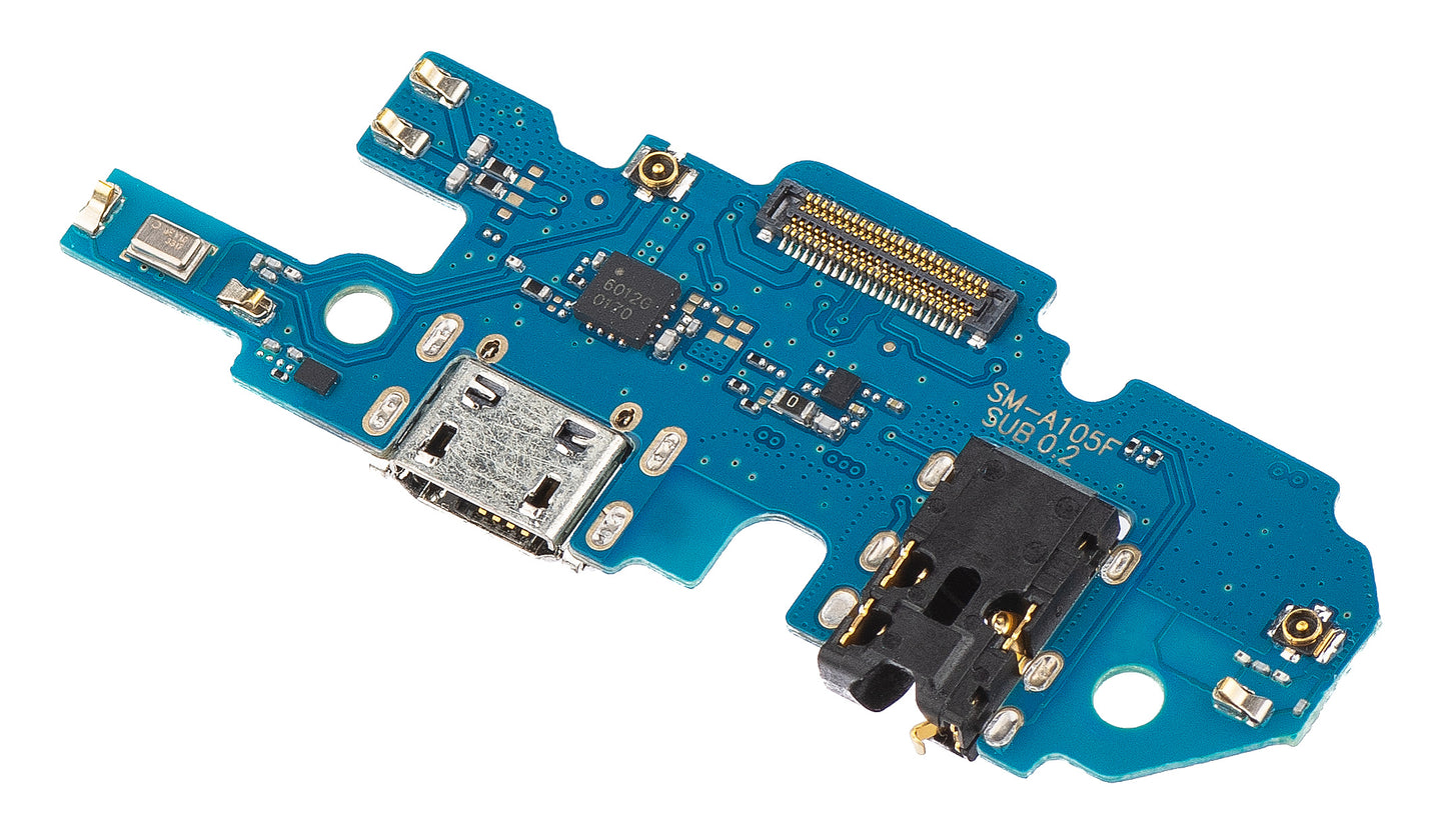 Placa con Conector de Carga - Audio - Micrófono Samsung Galaxy A10 A105, SUB 0.2