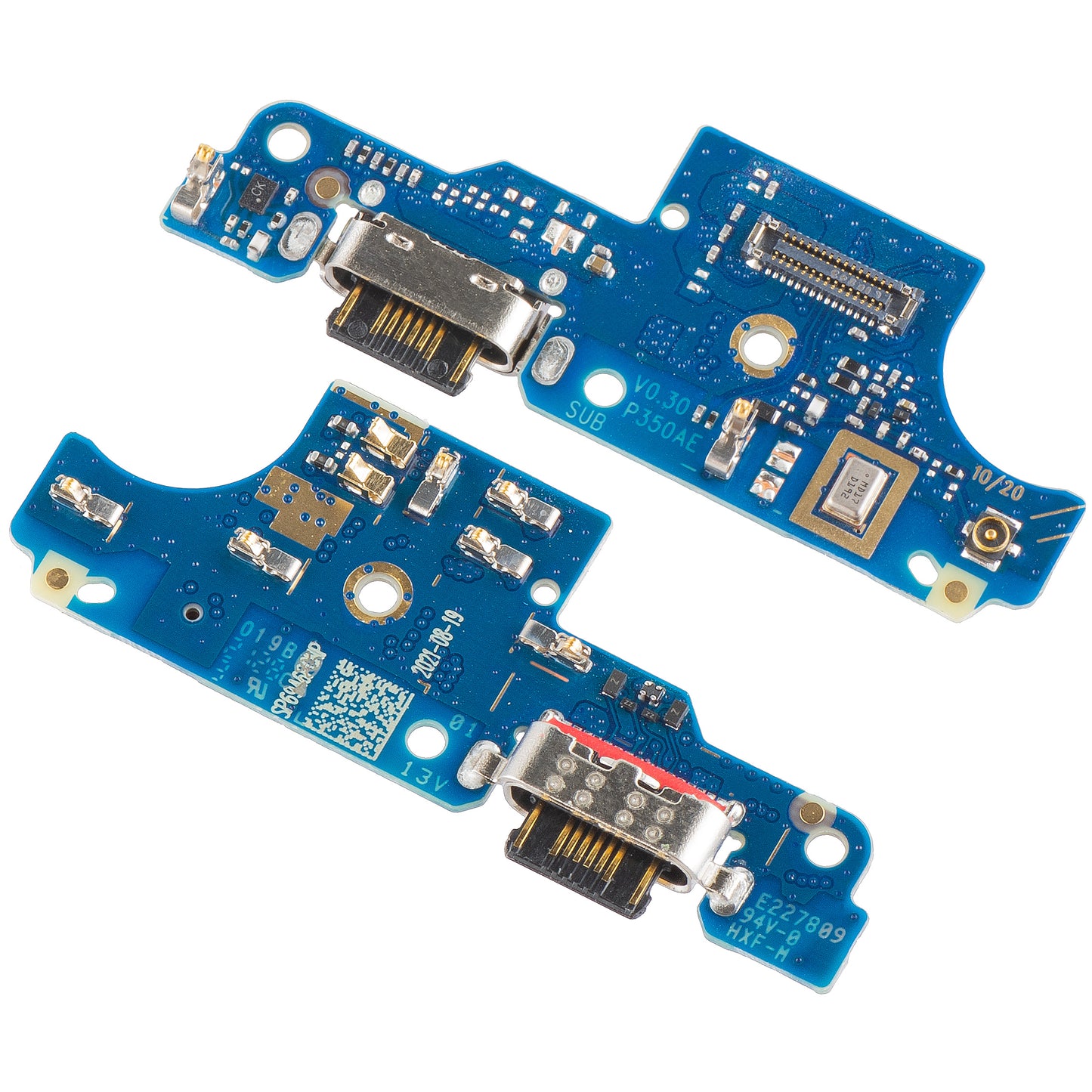 Motorola Moto G10 Micrófono Conector de Carga Junta, Service Pack 5P68C18088