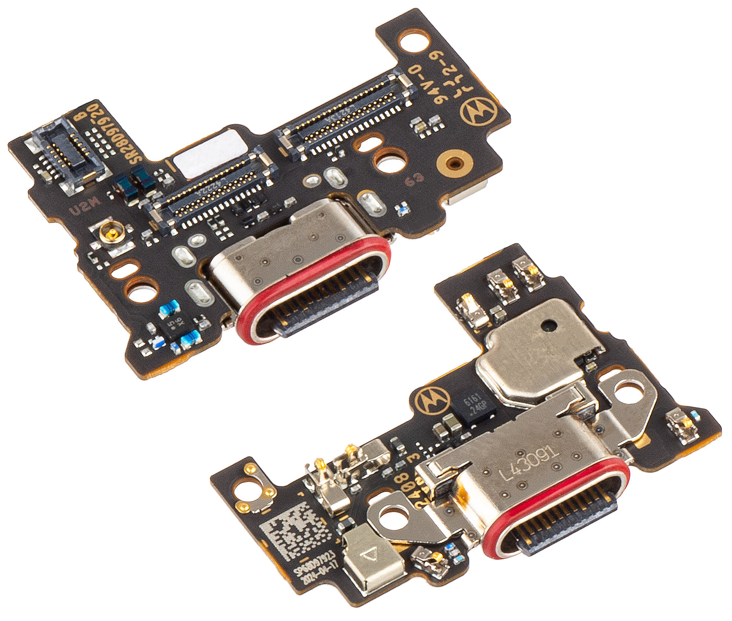 Placa con Conector de Carga - Micrófono Motorola Edge 50 Ultra, Service Pack 5P68C24477