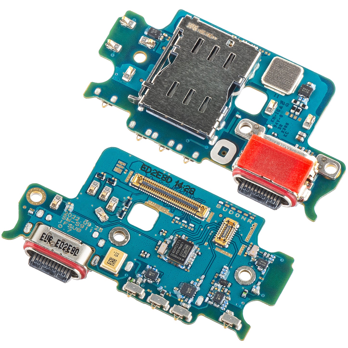Samsung Galaxy S23 S911, Swap GH96-15629A Módulo Lector SIM - Micrófono - Placa Conectora de Carga con Swap GH96-15629A