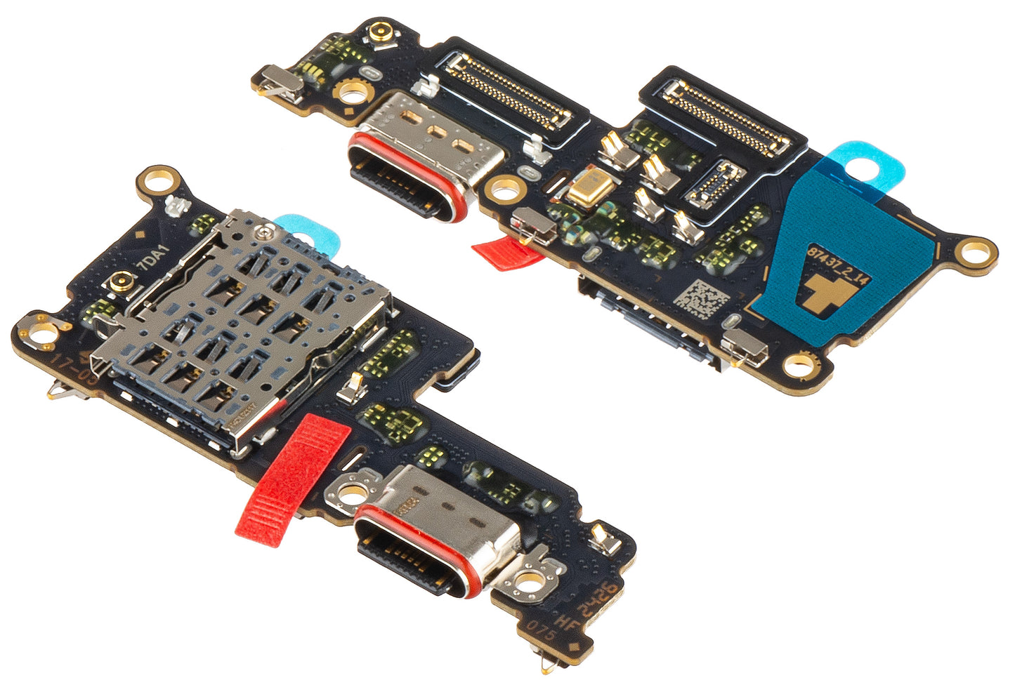 Placa con Conector de Carga - Micrófono - Módulo Lector SIM Realme 12 Pro / 12 Pro+, Service Pack 621024000069