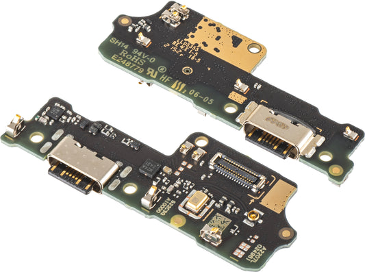 Placa con Conector de Carga - Micrófono Xiaomi Poco C40, Service Pack 560002C3QP00