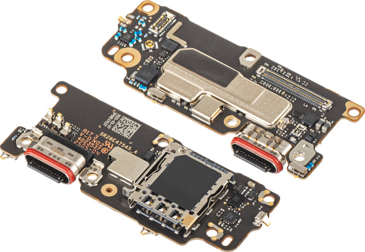 Placa con Conector de Carga - Micrófono - Módulo Lector SIM Motorola Razr 60 Ultra, Service Pack 5P68C29822