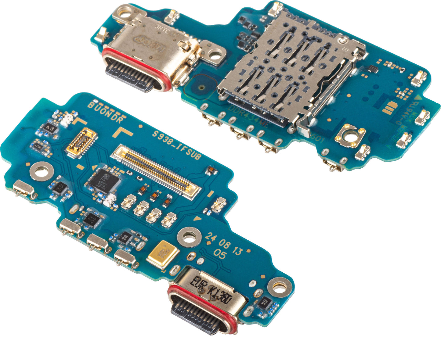 Placa con Conector de Carga - Micrófono - Módulo Lector SIM Samsung Galaxy S25 Ultra S938