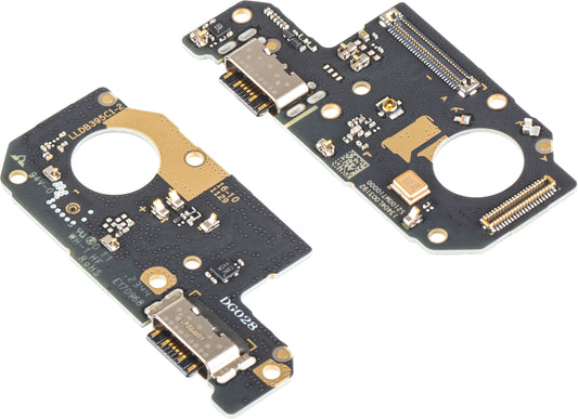 Placa con Conector de Carga - Micrófono Xiaomi Redmi Note 12 4G, Service Pack 56000200M700