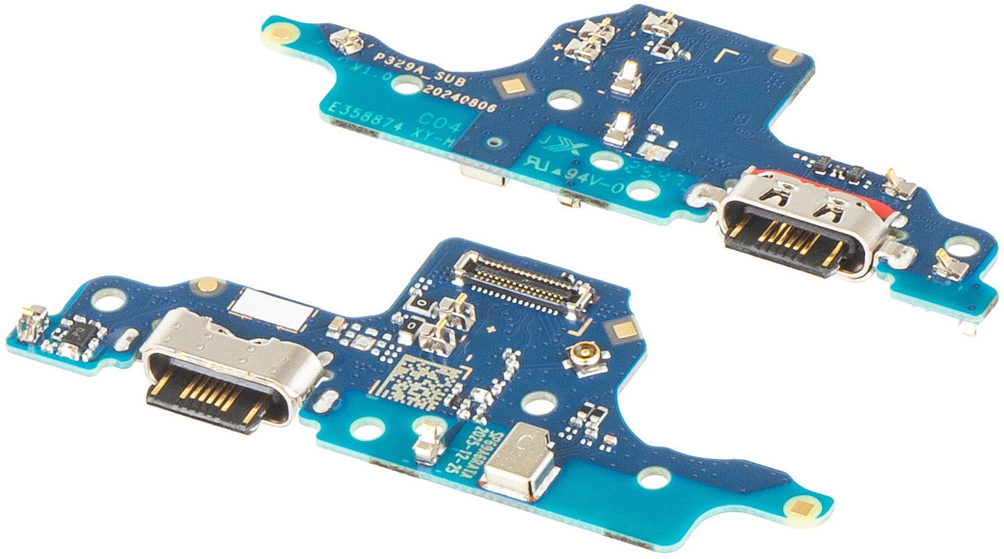 Placa con Conector de Carga - Micrófono Motorola Moto G17 / G17 Power, Service Pack 5B28C32091