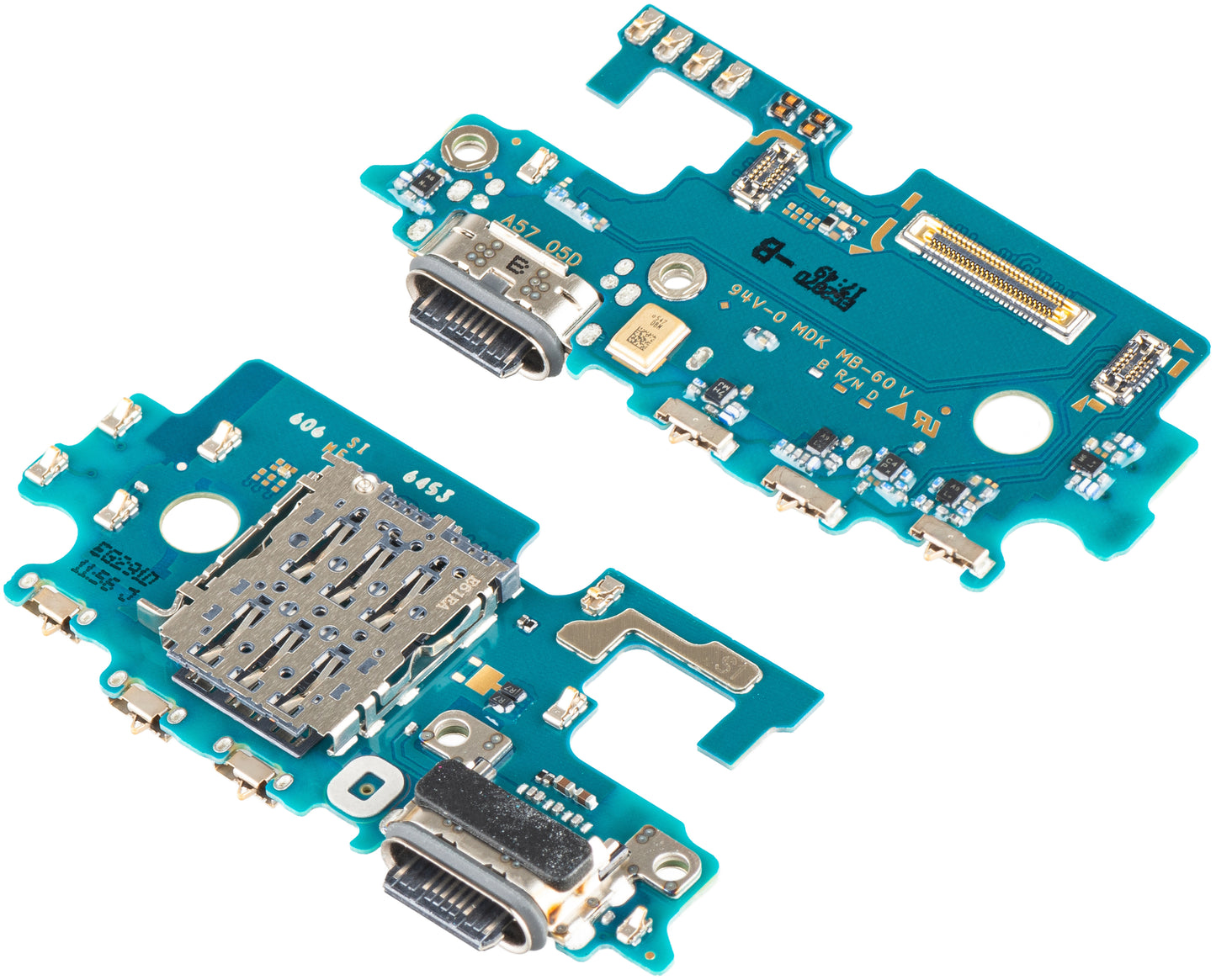 Placa con Conector de Carga - Micrófono - Módulo Lector SIM Samsung Galaxy A57 5G, Service Pack GH96-20947A