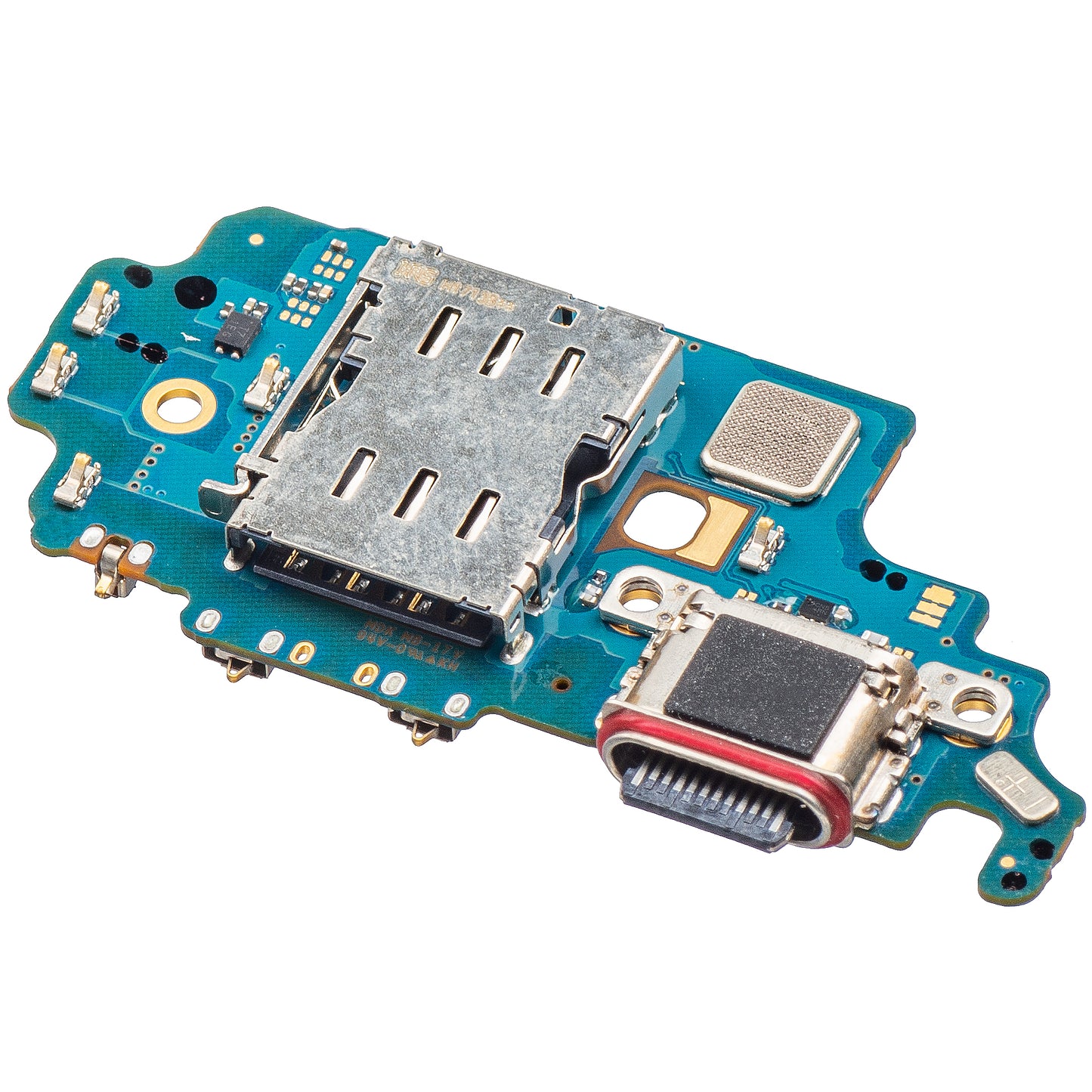 Placa con Conector de Carga - Micrófono - Módulo Lector SIM Samsung Galaxy S21 Ultra 5G G998, Service Pack GH96-14064A