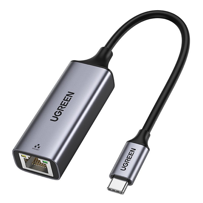 Tarjeta de red UGREEN CM199, RJ45, USB-C, Gris