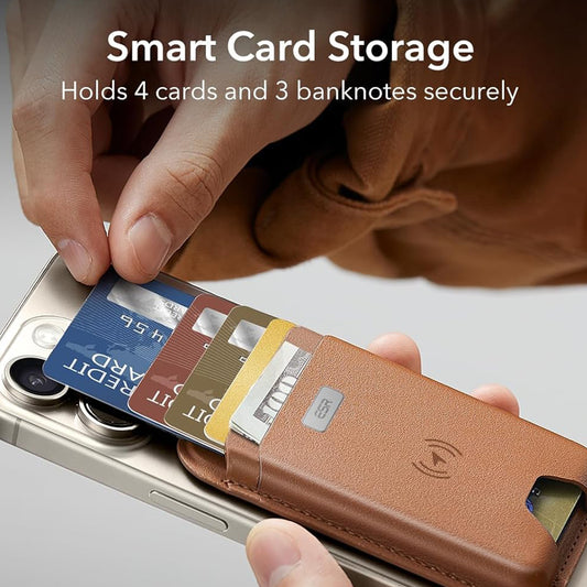 Cartera Magsafe, ESR, Classic Geo, Marrón