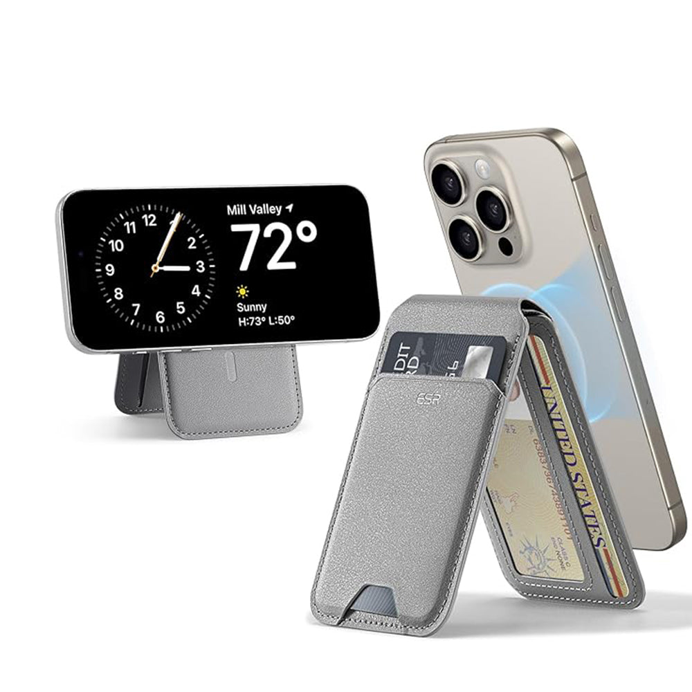 Cartera Magsafe, ESR, Gris