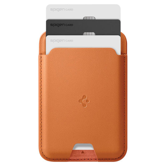 Cartera MagSafe, Spigen, Valentinus MagFit, Naranja AFA11339