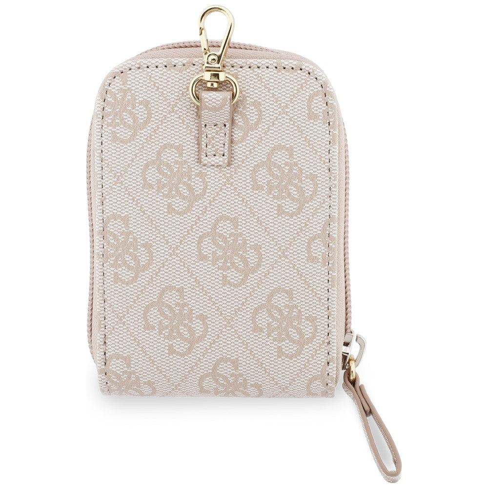 Cartera y Cordón para Teléfono Guess 4G Metal Logo, Rosa