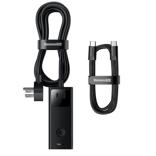 Extensión Baseus PowerCombo US, 3 x Enchufe, Negro PSLA020101