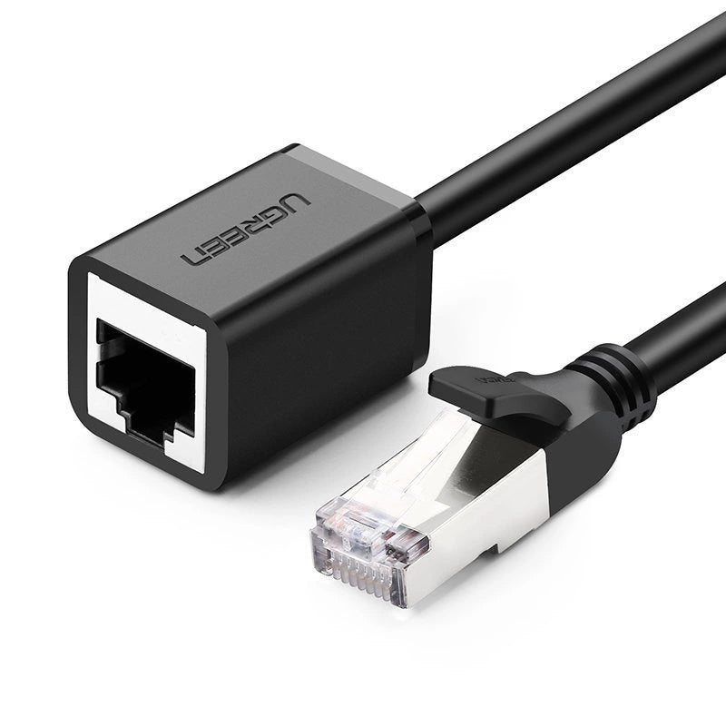 Extensor de Cable de Red UGREEN NW112, RJ45 - RJ45, 0.5m, Negro