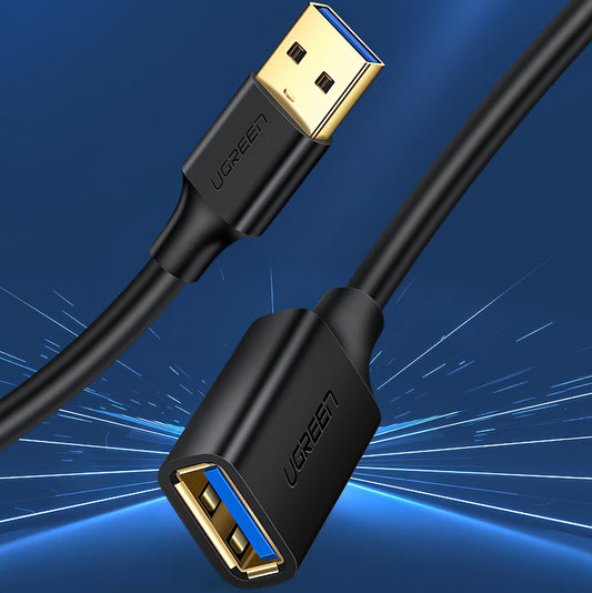 Extensor USB 3.0 UGREEN US129, 1m, Negro